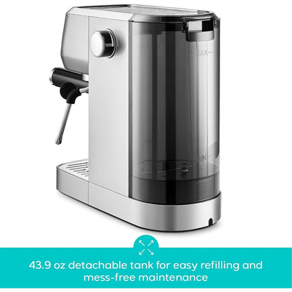 Machine à expresso professionnelle Casabrews 3700E 20 Bar avec mousseur de lait - N/A