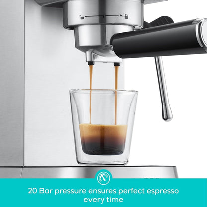 Machine à expresso CASABREWS CM5418Basic 20 bars avec mousseur à lait pour la maison