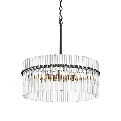 Luminaire suspendu en cristal Casandra à 5 lumières