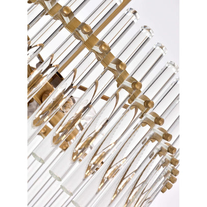 Luminaire suspendu en cristal Casandra à 5 lumières