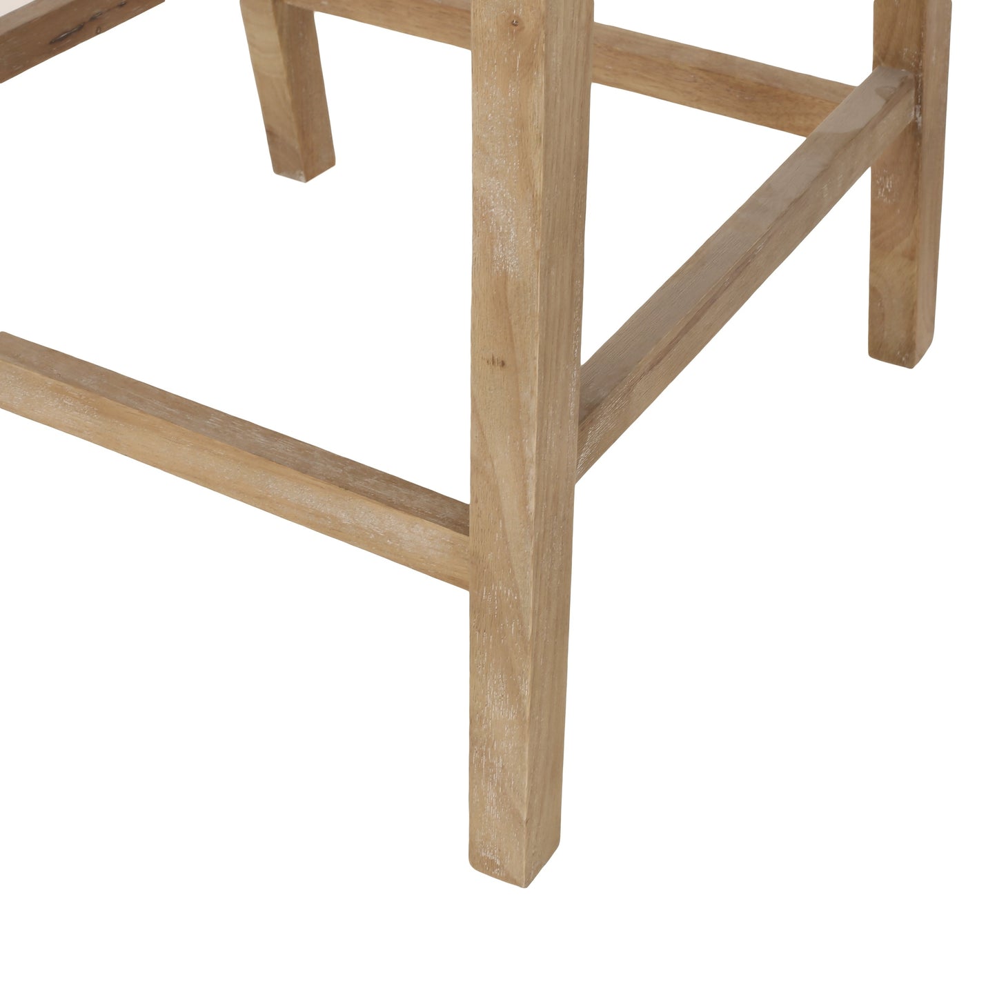 Christopher Knight Home Cataldo Tabourets de comptoir en bois et rotin avec revêtement en tissu, 65 cm (lot de 2)