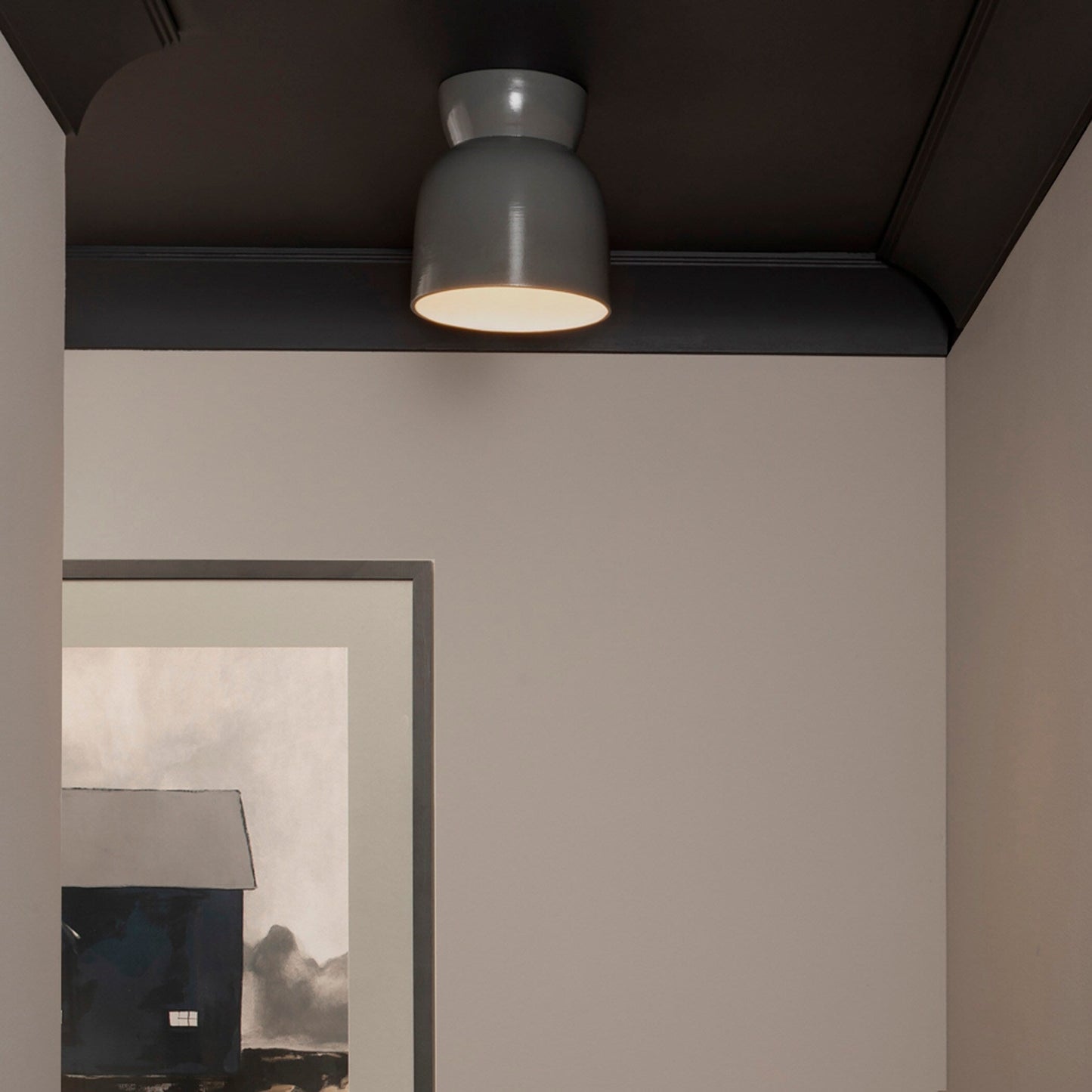 Horloge sablier en céramique à encastrer