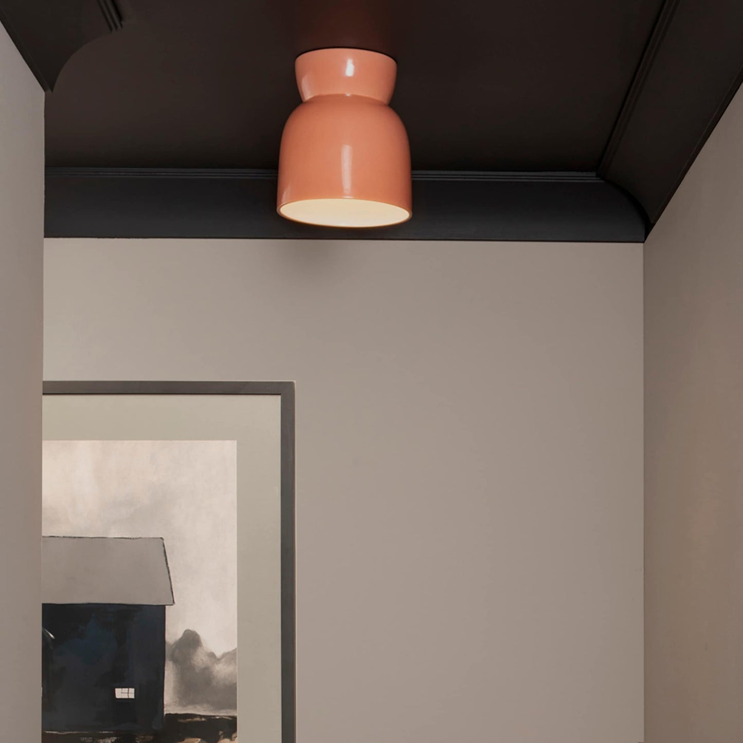 Horloge sablier en céramique à encastrer