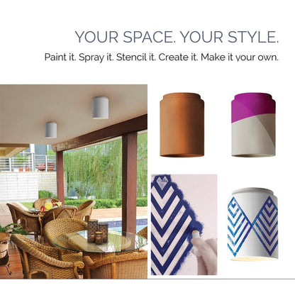 Horloge sablier en céramique à encastrer