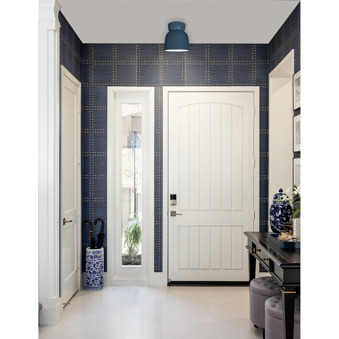 Horloge sablier en céramique à encastrer