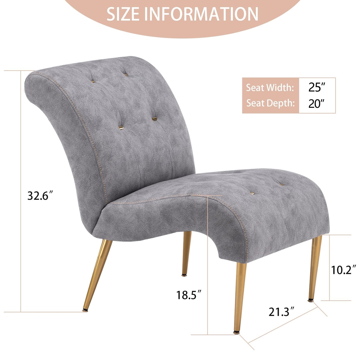 Chaise longue, canapé, fauteuil d'appoint recouvert de tissu pour chambre à coucher et salon.