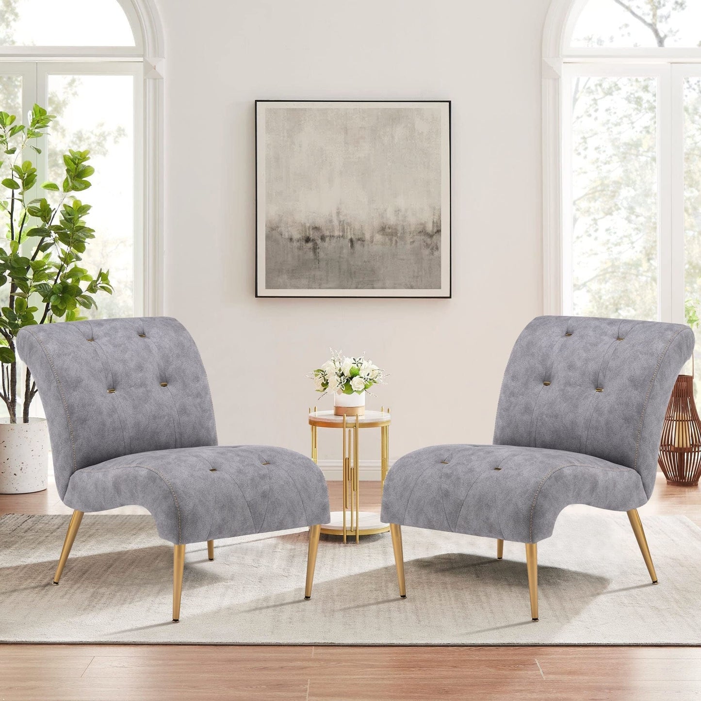 Chaise longue, canapé, fauteuil d'appoint recouvert de tissu pour chambre à coucher et salon.