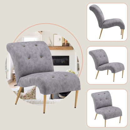 Chaise longue, canapé, fauteuil d'appoint recouvert de tissu pour chambre à coucher et salon.