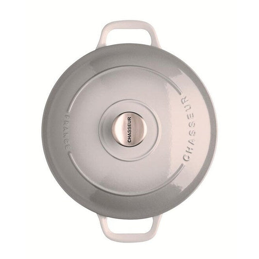 Poule à ragoût ronde en fonte d'acier émaillée Chasseur, 4,2 quarts