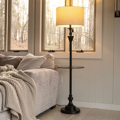 Choi 22 Lampe de table Chinoiserie, Bleu/Blanc (lot de 2) par JONATHAN Y