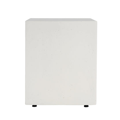 Christopher Knight Home - Table d'appoint en béton léger pour réservoir d'eau, modèle Aidan, pour extérieur