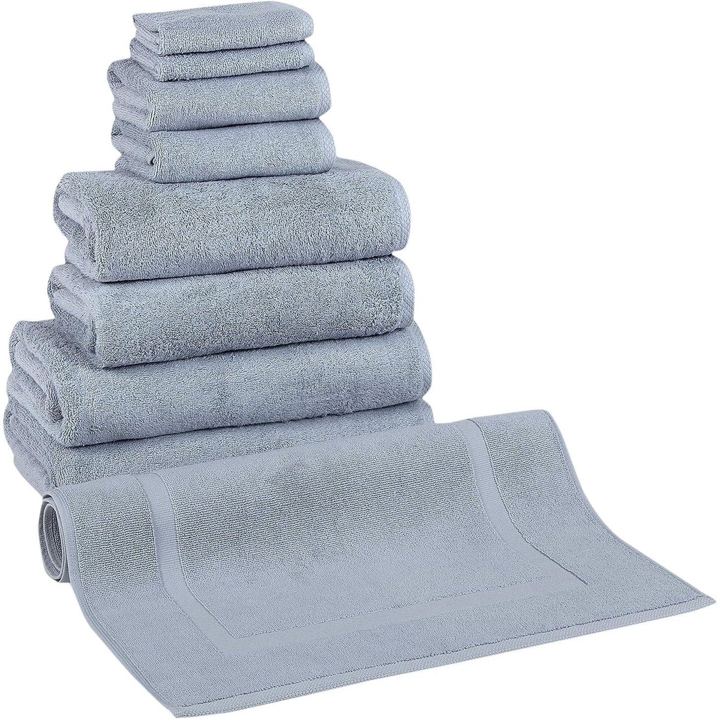 CTT %100 Turkish Cotton Towel Set 8 or 9 Pcs Quick Dry and Absorbent