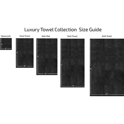 CTT %100 Turkish Cotton Towel Set 8 or 9 Pcs Quick Dry and Absorbent