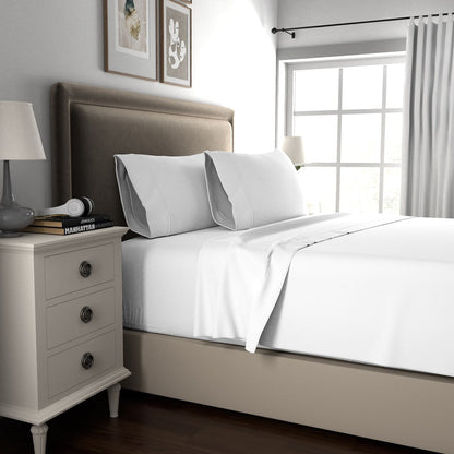 Color Sense 800TC Luxury Cotton-Blend Wrinkle-Resistant Sheet Set