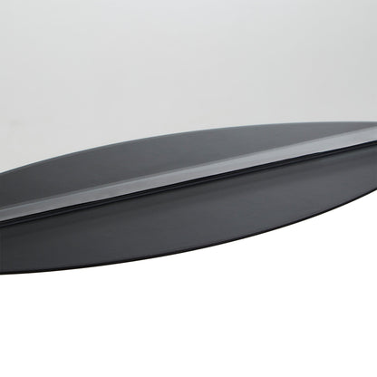 Miroir mural en métal à arche de Concord avec étagère de iNSPIRE Q Bold