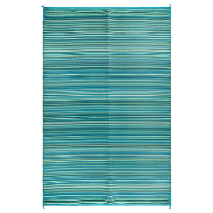 Contemporary Stripe Reversible Plastic Outdoor Rugs