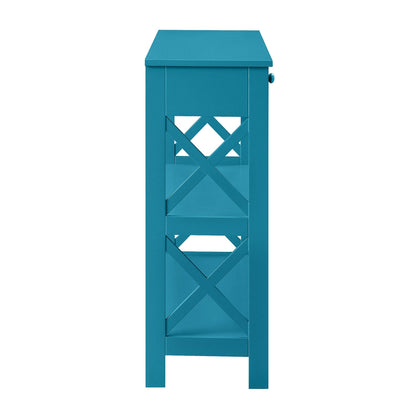 Table console Oxford à 1 tiroir avec étagères de Convenience Concepts