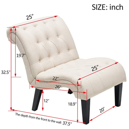 Chaise longue, canapé, fauteuil d'appoint recouvert de tissu pour chambre à coucher et salon.