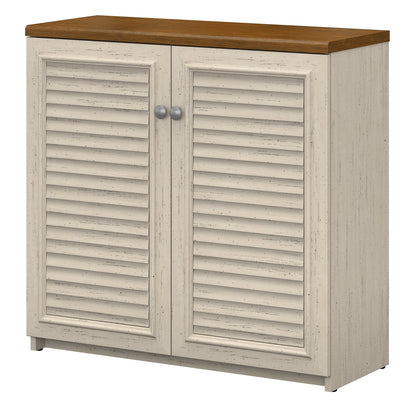 Armoire de rangement Fairview avec portes et étagères de Bush Furniture - 80,6 cm L x 32,4 cm l x 78 cm H