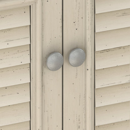 Armoire de rangement Fairview avec portes et étagères de Bush Furniture - 80,6 cm L x 32,4 cm l x 78 cm H