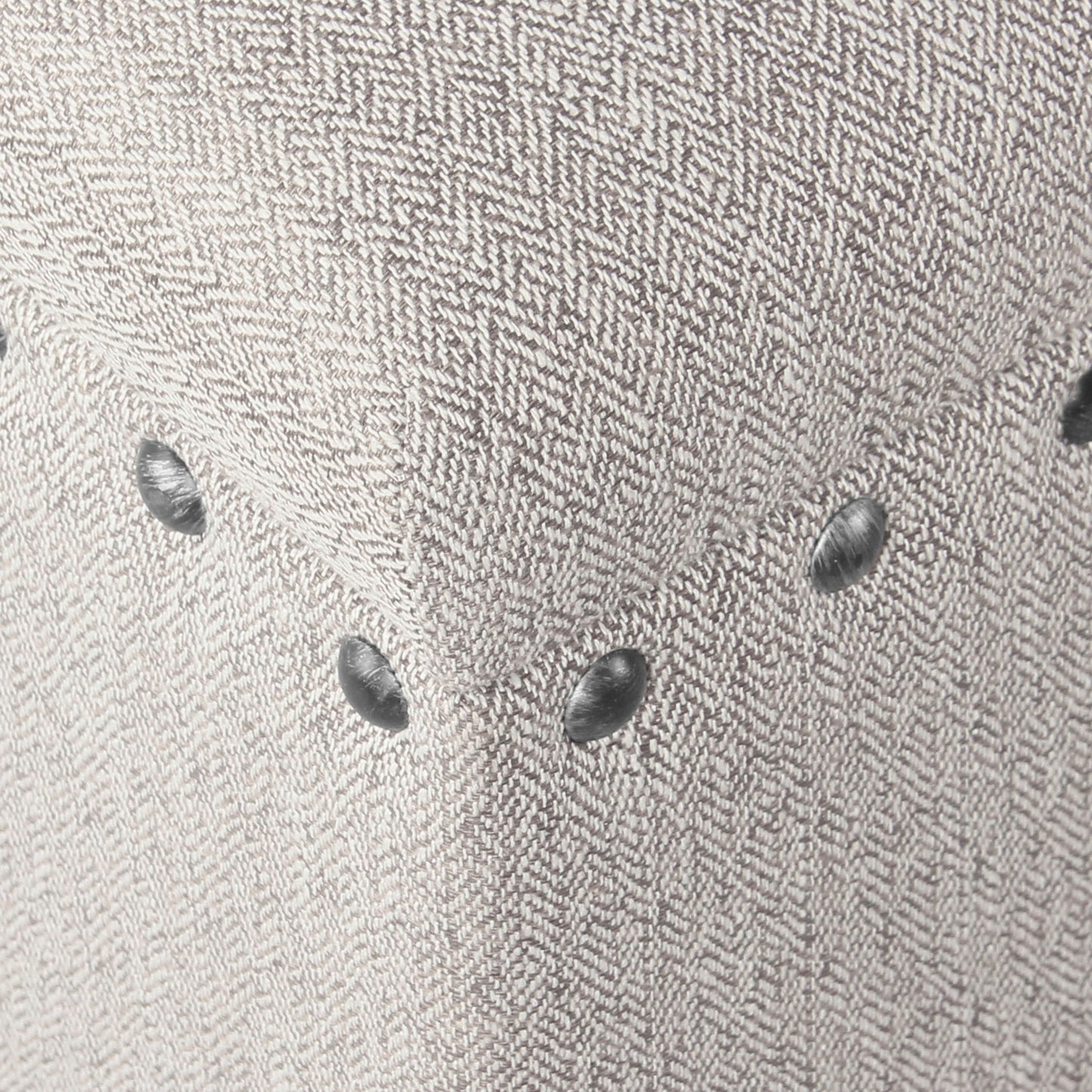 Banc de rangement capitonné Copper Grove Muscari avec garniture à clous décoratifs