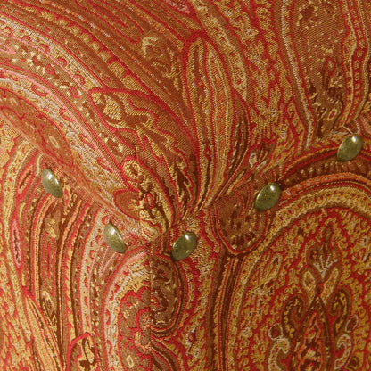 Banc de rangement capitonné Copper Grove Muscari avec garniture à clous décoratifs