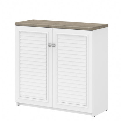Armoire de rangement Fairview avec portes et étagères de Bush Furniture - 80,6 cm L x 32,4 cm l x 78 cm H