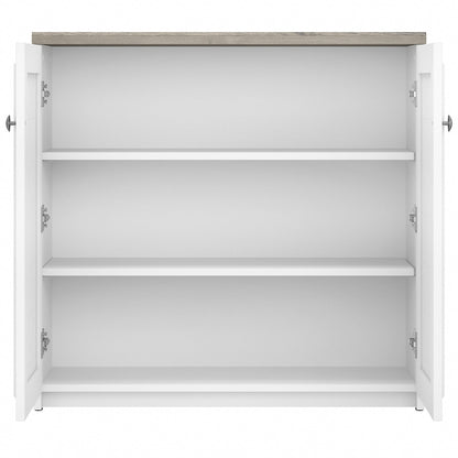 Armoire de rangement Fairview avec portes et étagères de Bush Furniture - 80,6 cm L x 32,4 cm l x 78 cm H