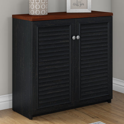 Armoire de rangement Fairview avec portes et étagères de Bush Furniture - 80,6 cm L x 32,4 cm l x 78 cm H