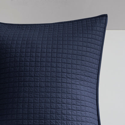 Intelligent Design Maize Cotton Jacquard Duvet Cover Set with Euro Shams and Throw Pillows