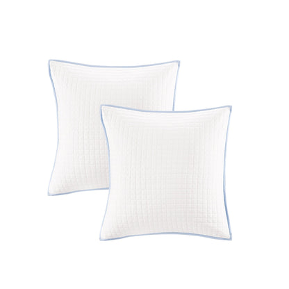 Intelligent Design Maize Cotton Jacquard Duvet Cover Set with Euro Shams and Throw Pillows