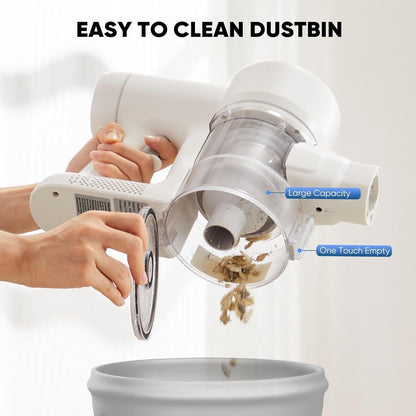 Aspirateur sans fil 3-en-1, léger pour tapis, sols durs, poils d'animaux et nettoyage de la maison.