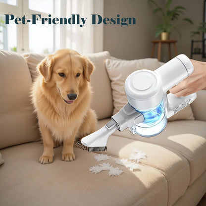 Aspirateur sans fil 3-en-1, léger pour tapis, sols durs, poils d'animaux et nettoyage de la maison.