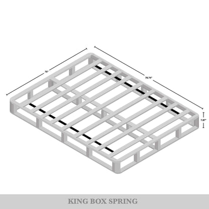 Sommier à lattes en bois massif de 8 pouces de CraftPorch