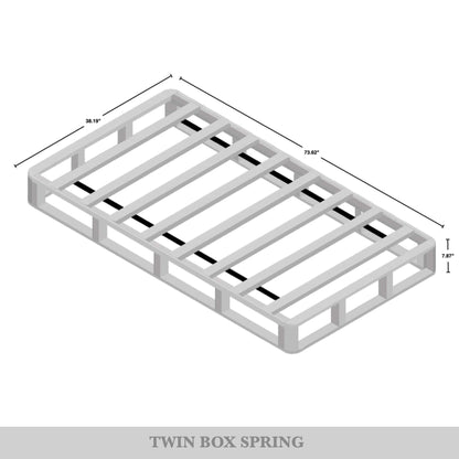 Sommier à lattes en bois massif de 8 pouces de CraftPorch