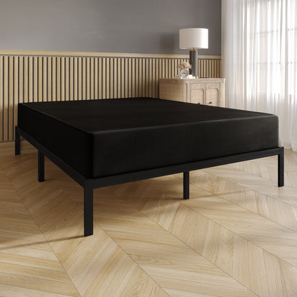 Sommier à ressorts à cadre métallique CraftPorch recouvert de lin