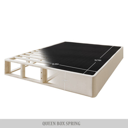 Sommier à lattes en bois massif de 8 pouces de CraftPorch