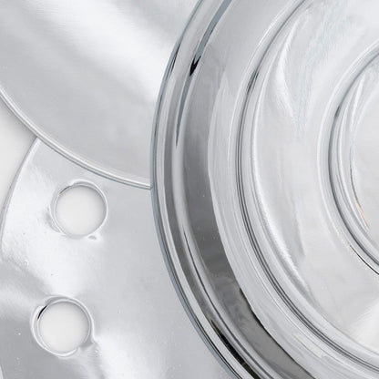 Crystorama Plafonnier encastrable à 2 lumières en cristal - 10W x 8H x 10D