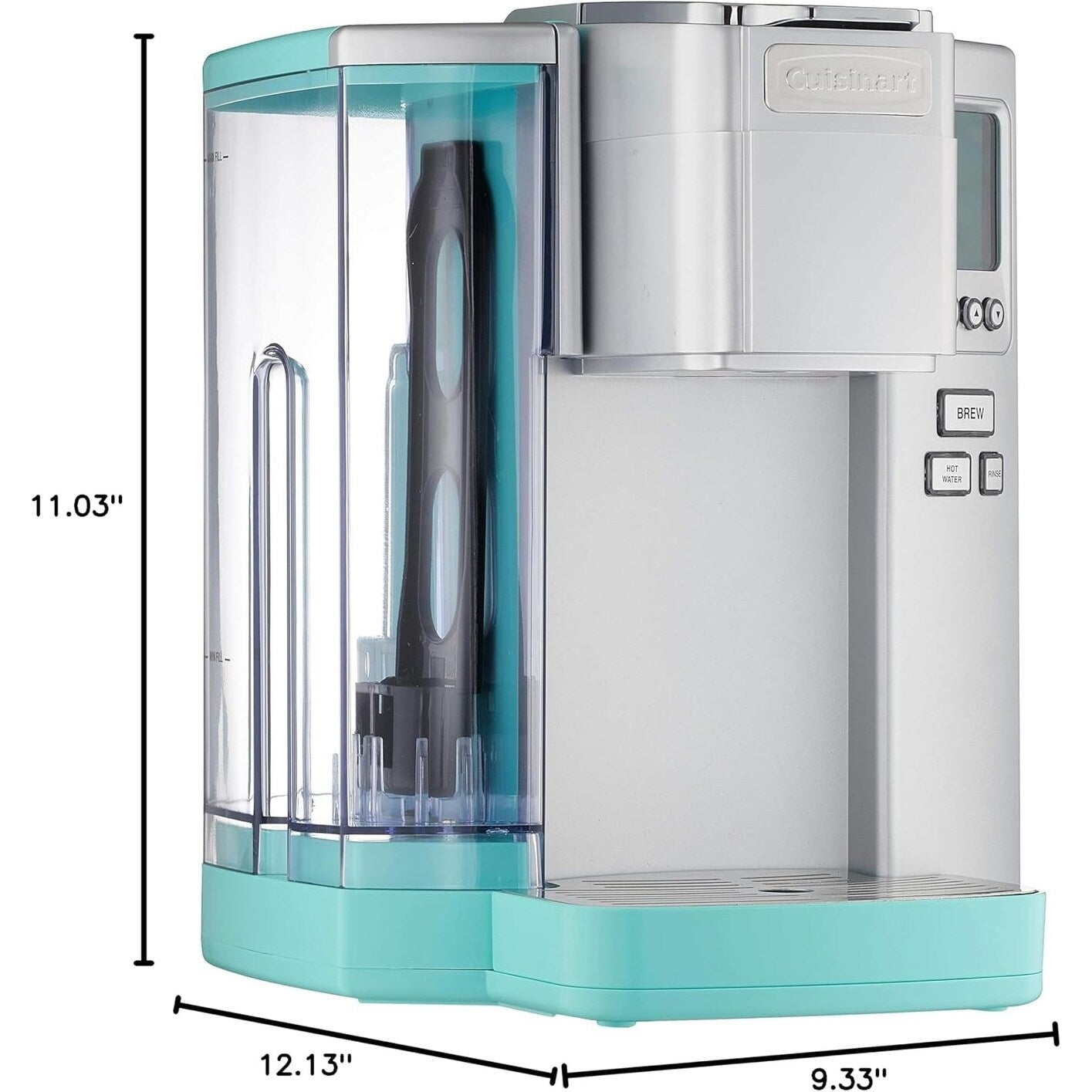 Machine à café pour une seule tasse Cuisinart, 72 oz, programmable, en acier