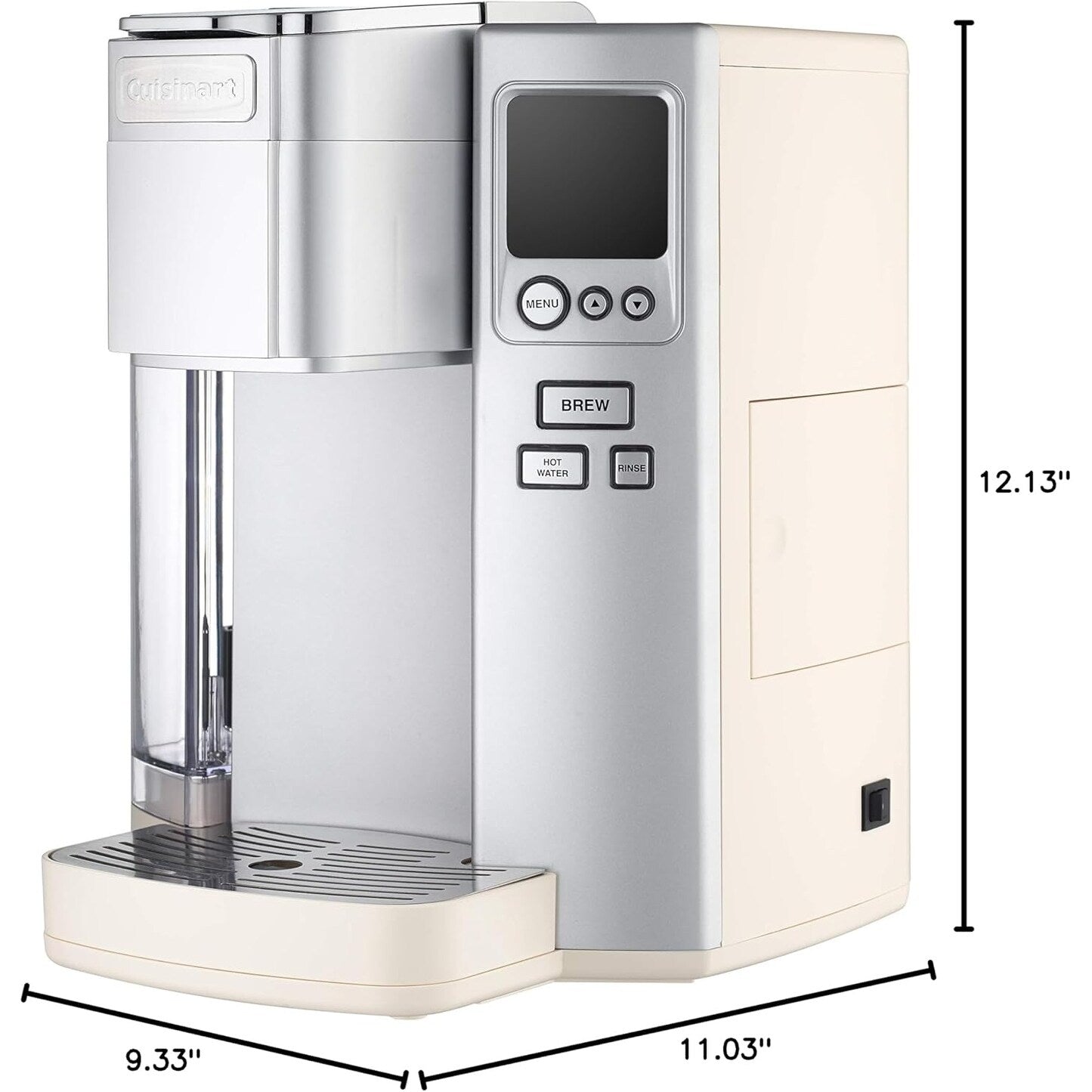 Machine à café pour une seule tasse Cuisinart, 72 oz, programmable, en acier