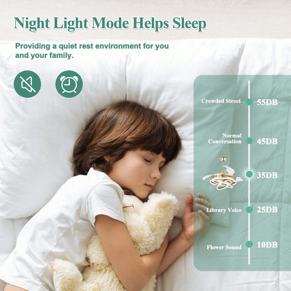 Ventilateur de plafond rétractable Cusp Barn 42 avec éclairage et télécommande, forme DIY, abat-jour moderne, moteur DC silencieux, éclairage LED.