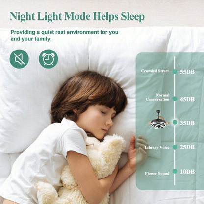 Ventilateur de plafond rétractable Cusp Barn 42 avec éclairage et télécommande, forme DIY, abat-jour moderne, moteur DC silencieux, éclairage LED.