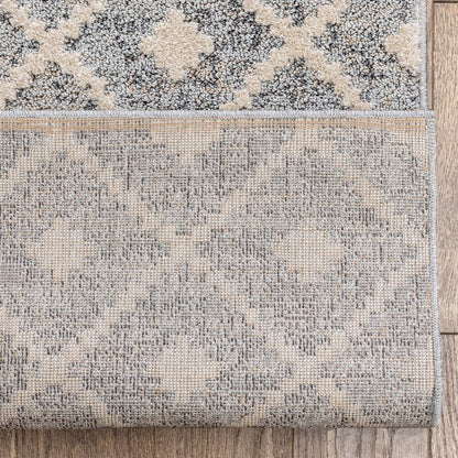 Tapis de couloir sur mesure Harlow Trellis, style moderne, pour escalier