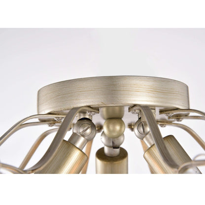 Dalia - Plafonnier intérieur élégant à 3 lumières avec cristaux