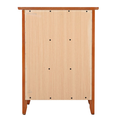 Table de chevet en bois de style transitionnel Daniel à 3 tiroirs