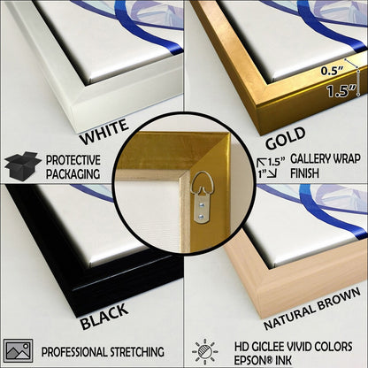 Designart Ensemble de 3 tableaux muraux encadrés représentant des lignes oranges et blanches, une abstraction organique, pour la décoration du salon.
