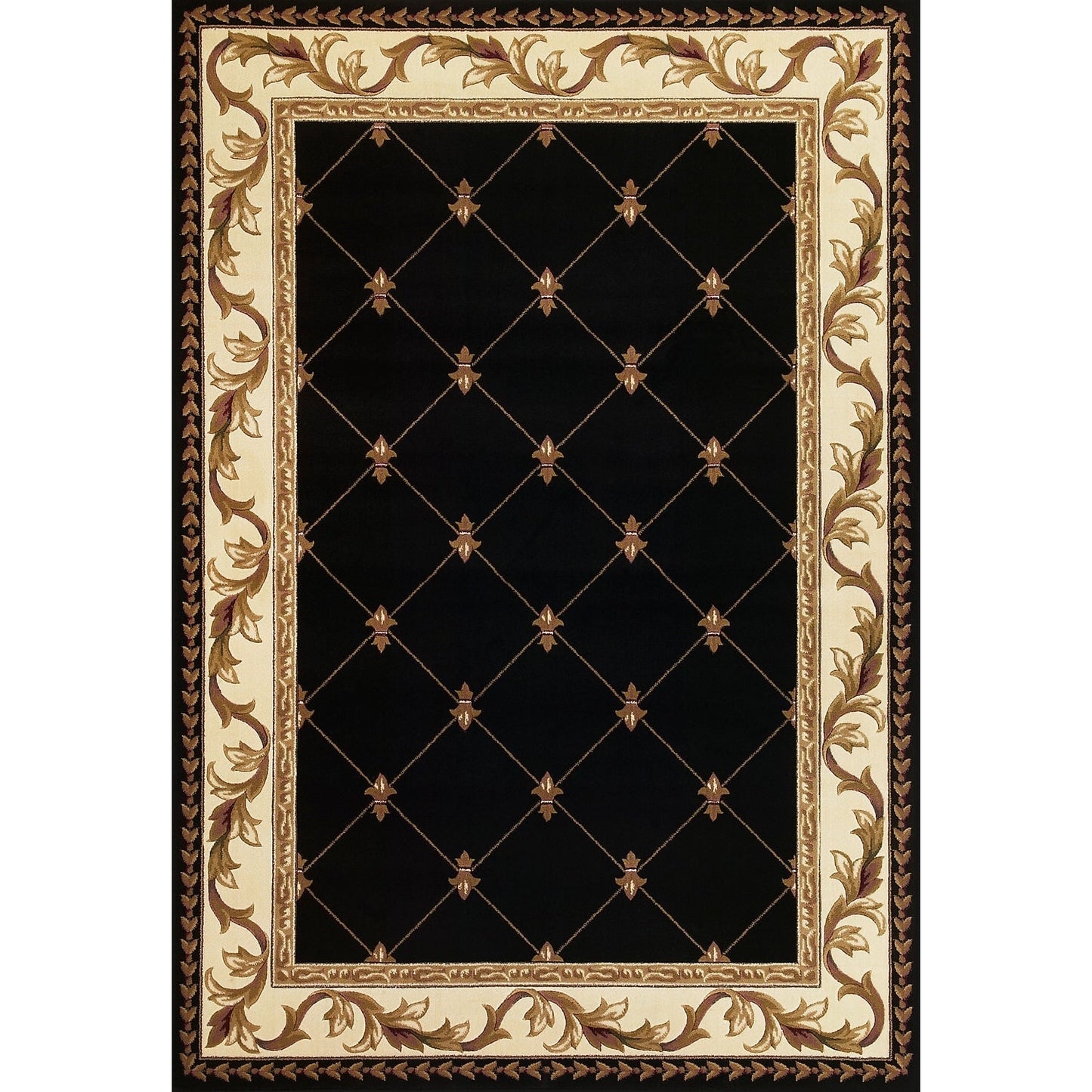 Domani Classics Victorian Bordered Trellis Area Rug