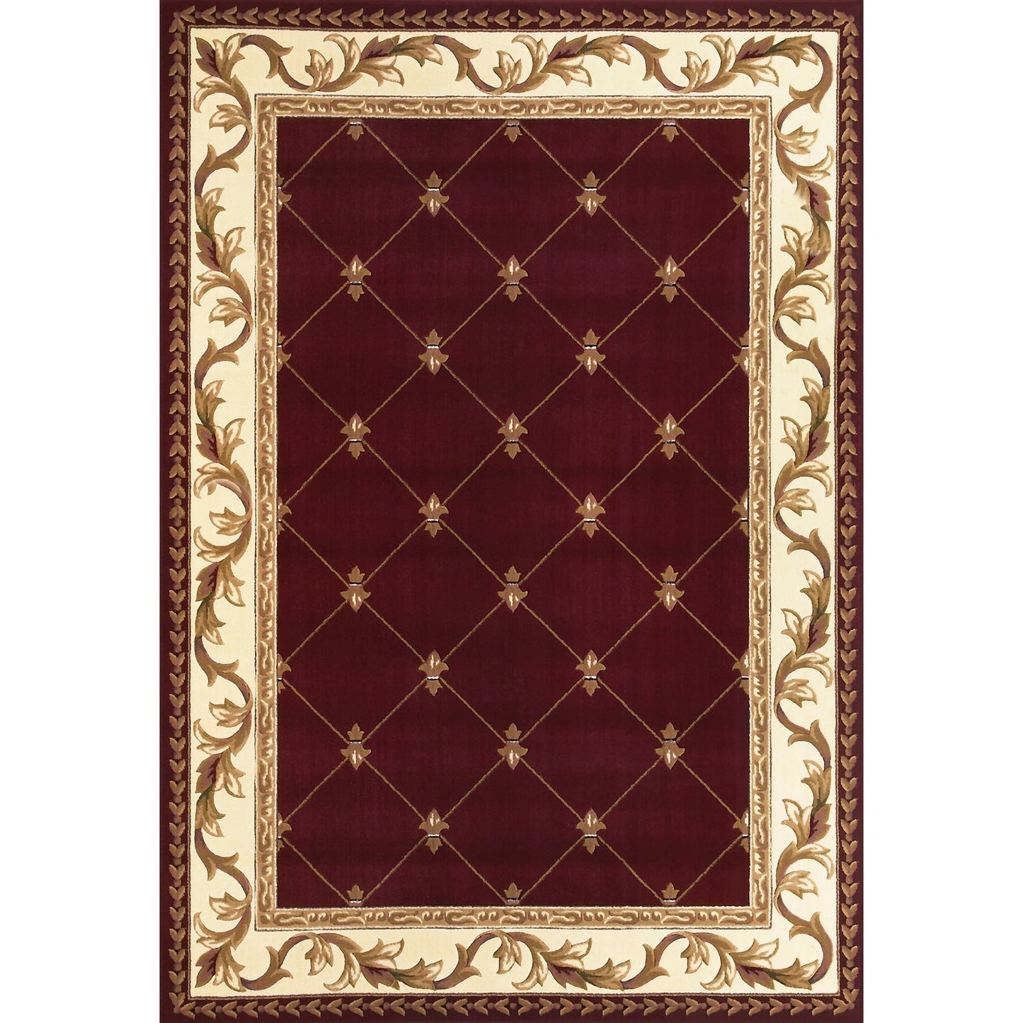 Domani Classics Victorian Bordered Trellis Area Rug