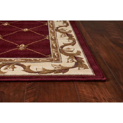 Domani Classics Victorian Bordered Trellis Area Rug
