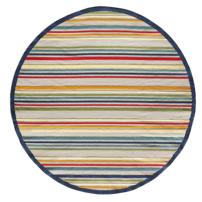 Domani Napa Summer Stripe Indoor/ Outdoor Rug